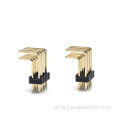 2,54 mm de cabeçalho de pino duplo ângulo reto